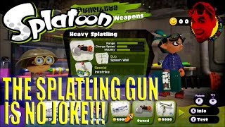 {SPLATOON} August 5th 2015 Update! {HEAVY SPLATLING AND SLOSHER GAMEPLAY}{1080p 60fps}