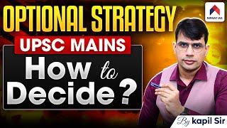 How To Choose Optional Subject For UPSC ? | UPSC Mains 2025-26 | By Kapil Sir | NIRNAY IAS