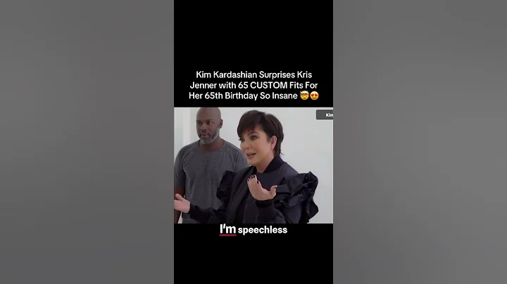Kim Kardashian surprises Kris Jenner in the most iconic birthday way