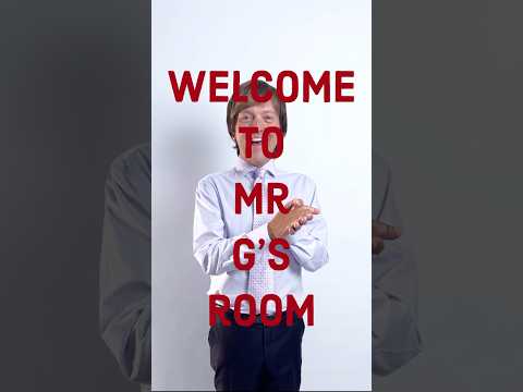 Welcome to Mr G’s Room