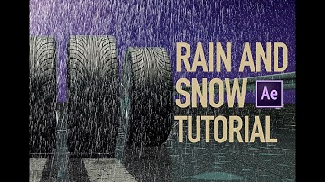 Create Rain And Snow In Minutes (After Effects)
