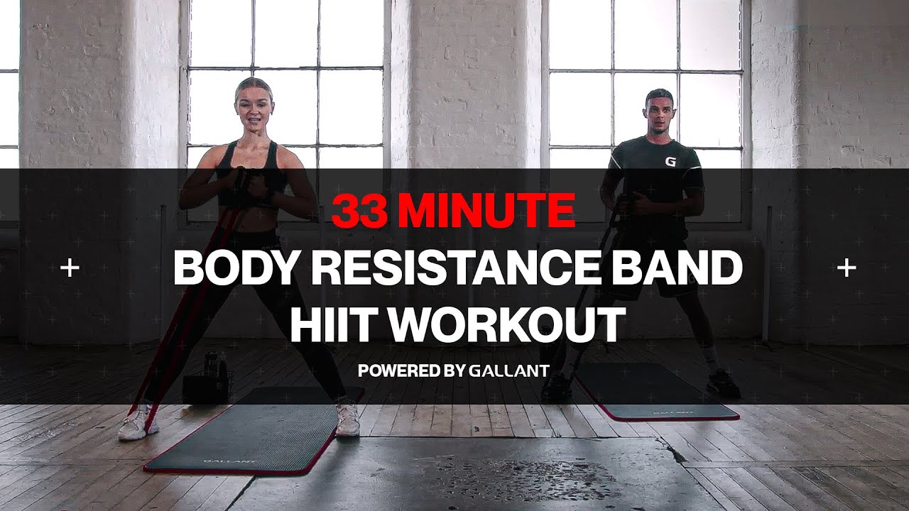 Resistance Band HIIT Workout Powered By Gallant YouTube