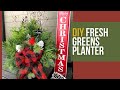 Holiday Planter How-To Guide 2021 (Fresh Greens Drop-In)