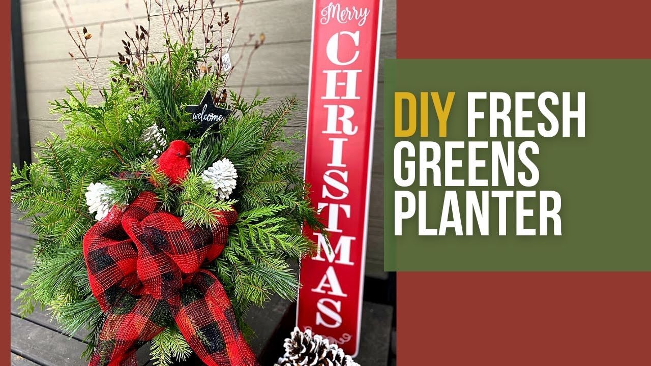 14 Holiday Planter Ideas That Will Give Guests a Warm Welcome