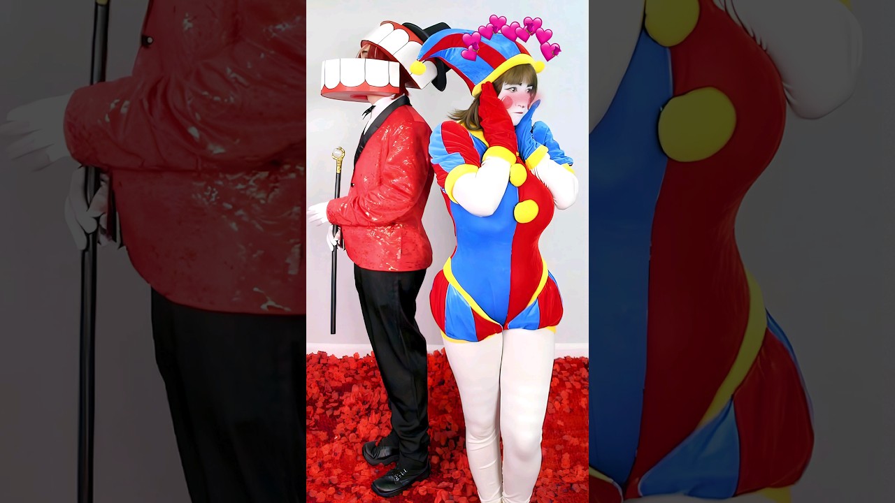 🎭 COSPLAYERS VS DIGITAL CIRCUS #cosplay
