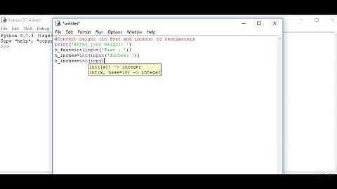 python Convert height (in feet and inches) to centimeters