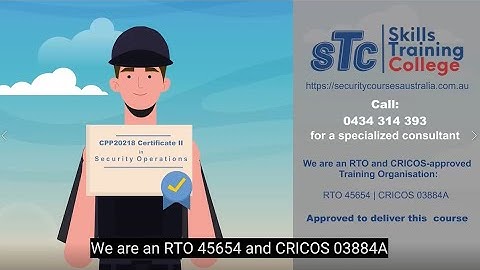 Security Operations Course - Skills Training College (STC)