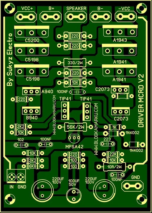 Driver balap low sub 18x2 55-65 vac 15/20A