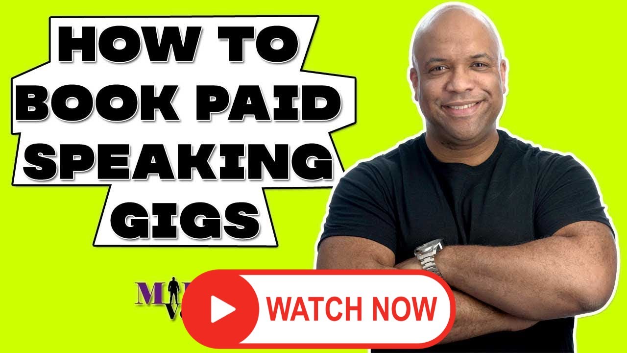How to Book Paid Speaking Gigs - YouTube