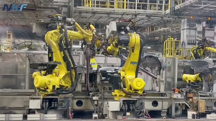 🤖FANUC robots are used in scenes such as automated handling and spot welding of automobile body.