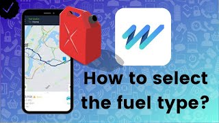 How to select the fuel type on HERE WeGo