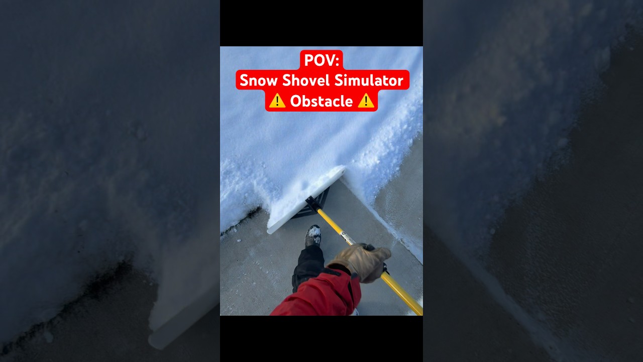 Montana Snow Shoveling Simulator ❄️ Come Shovel A Sidewalk 