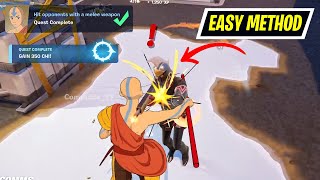 How to EASILY Hit opponents with a melee weapon Fortnite