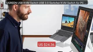UGREEN USB KVM Switch USB 3.0 Switcher KVM Switch for PC Keybo... — Hot Deal 2026 | Limited Offer!