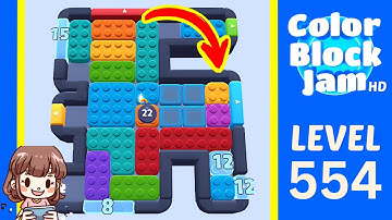 Color Block Jam Level 554 Solution Walkthrough