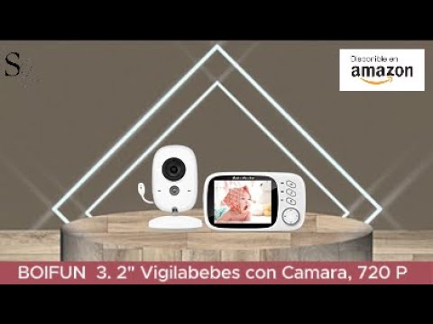 CAMARA PARA BEBES: BOIFUN 3.2 Vigilabebes con Cámara, 720P. 