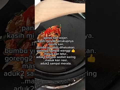 Menu Masakan NASI GORENG KAMPUNG ‼️ RESEP SEDERHANA BIKIN NAGIH 👍 Yang Sangat Enak