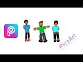 Drawing a Simple Man through PicsArt App 😇 | PicsArt 2019 | PicsArt Drawing |