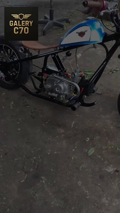 honda c70 custom harley #c70modifikasi #clasik #japstyle #modifikasimotor #automobile #cb #america