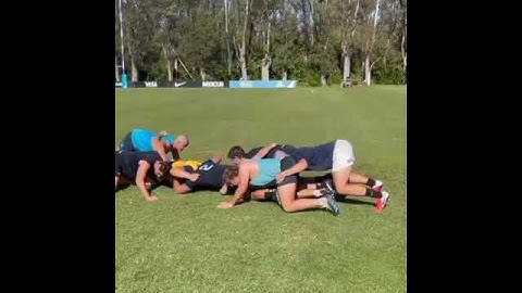 RUGBY🏉🏉🏉 SCRUM PRACTICE short video // APC sports // short video