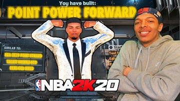 My *BRAND NEW* POINT POWER FORWARD BUILD on NBA 2K20! BEST BUILD NBA 2K20! DEMIGOD BUILD 2K20