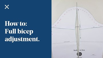 How To: Full Bicep Adjustment - Increase Bicep