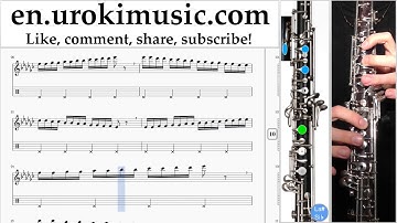 How to Play Oboe Katy Perry Rise Part#1 Melody School Learn Class Course Tutorial Sheet Music Tabs