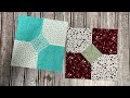 Bow tie quilt block tutorial