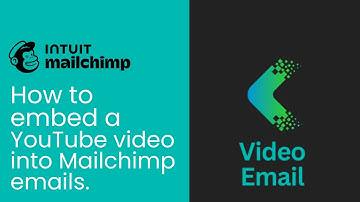 How to embed a YouTube video into a Mailchimp email, a step-by-step guide.