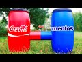 EXPERIMENT: Giant Coca Cola vs Mentos!