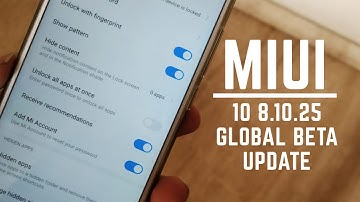 Miui 10 8.10.25 Global beta update for all xiaomi devices / more adds / hindi