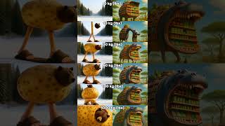 Batatoso Peloso & Hipopotamino Supermaketino Weight Evolution Italian Brainrot