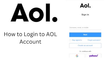 How to Login to AOL Account? AOL Login Email Account | AOL Sign In Page | mail.aol.com Email Login
