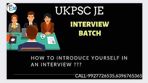 UKPSC-JE INTERVIEW BATCH | PDP SESSION PART-1| EM DEHRADUN