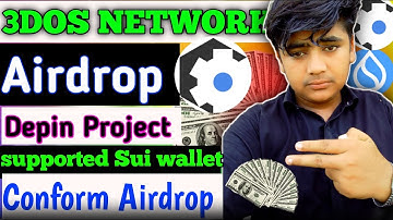 3DOS Network Airdrop😱 || Depin Network 🤑|| Suppoted Sui Wallet || New Airdrop 😮😮 || AS CCRYPTO