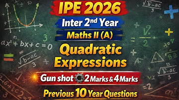 Class 12#Maths 2a#Quadratic expressions#all expected questions #board exams#Previous 10  years paper