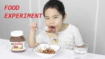 FOOD EXPERIMENTS FOR KIDS  [  Carrots,  Marshmallow, Nutella ]