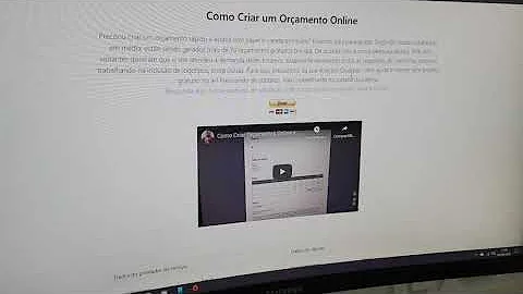 Como fazer um orçamento pela internet?