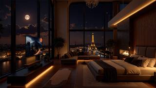 Sweet Jazz In A Luxury Attic Bedroom Under The Stars - Mellow Jazz Beside A Moonlit Window screenshot 3