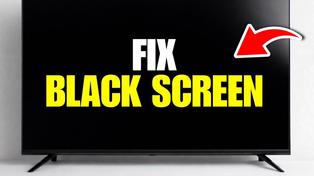 How To Fix TV Black Screen Problem (Quick FIX) - YouTube