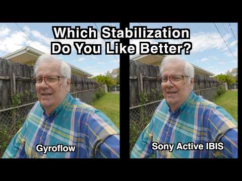Sony FX2 Active IBIS vs Gyroflow Stabilization Test