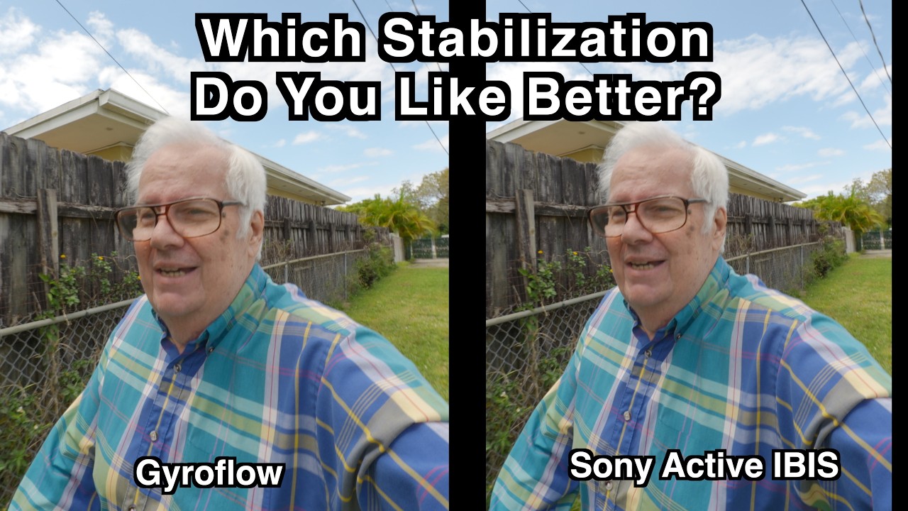 Sony FX2 Active IBIS vs Gyroflow Stabilization Test