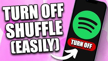 Spotify How to Turn Off Shuffle Play (NEW UPDATE)