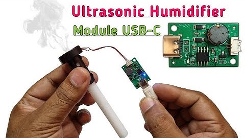 Ultrasonic Humidifier Module Unboxing & Test Review || DIY Cool Mist Humidifier 5 Volt USB Type C