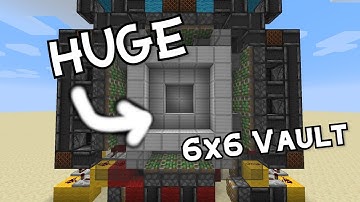EZ to Build Giant 6x6 Vault Door Seamless | Minecraft 1.15 Java