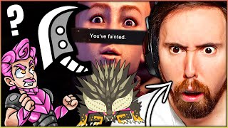 ASMONGOLD IS PLAYING GREAT SWORD - Reacting to Asmongold Monster Hunter World Nergigante & Rathian!