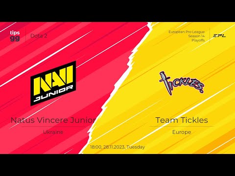 🔴 NAVI Junior vs Tickles - European Pro League Season 14