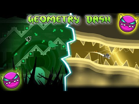 ДВА МЕДИУМ ДЕМОНА ЗА ДЕНЬ! (Gold Temple; Ghostbusters) ПОДГОТОВКА К ХАРДУ (ч.2) ► Geometry Dash #45