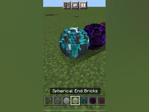Placing sphere blocks in Minecraft 😱 #shorts - YouTube