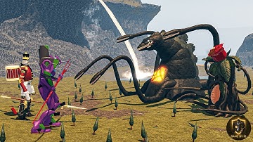 Eva & Nut Cracker vs Rose & Biollante | Kaiju Universe